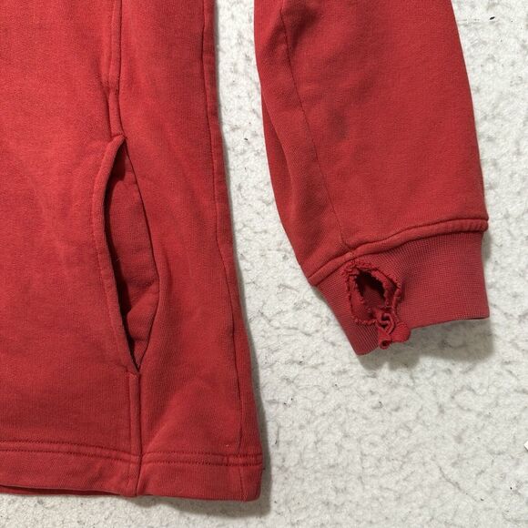 Vintage Nike Air Jordan Men's Large Pullover Red Hoodie Jumpman Logo Y2K Retro - Picture 5 of 14